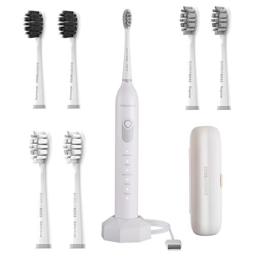 BarberBoss Cepillo de dientes eléctrico inteligente para adultos