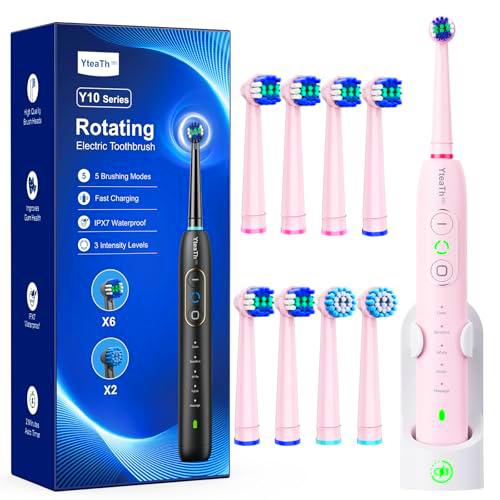 Cepillo de Dientes Eléctrico de Rotación para Adultos y Infantil
