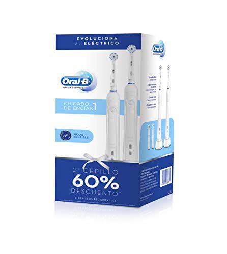 Oral-B Protección Gengive 1 cepillo eléctrico para dientes sensibles.- CAJA CON 2UN.