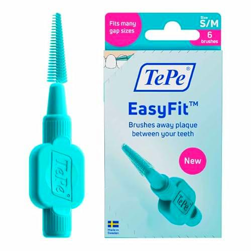 TePe EasyFit Cepillo Interdental, Turquesa, Talla S/M