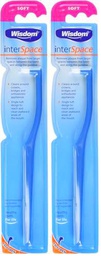 Wisdom InterSpace - Cepillo de dientes suave (pack x 6) (Paquete de 2)