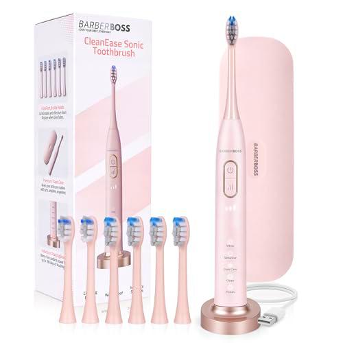 BarberBoss Cepillo de dientes eléctrico Sonic para adultos