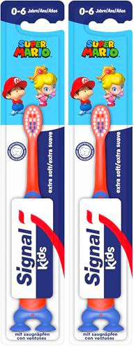 Signal Cepillo de dientes Kids Extra Soft Uno (Paquete de 2)
