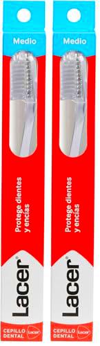 LACER - Cepillo de Dientes, Cerda Media, Filamentos Tynex