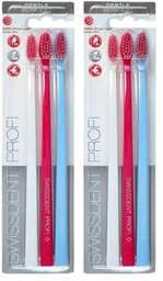 Cepillo de dientes suave Swissdent Profi, trio (3 unidades) extrasuave