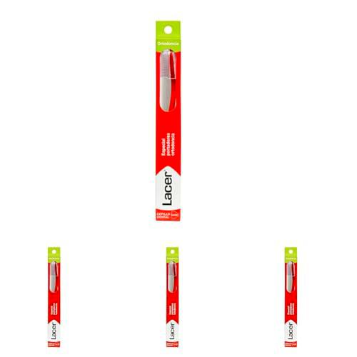 LACER - Cepillo de Dientes Ortodoncia, con Filamentos Extremadamente Suaves