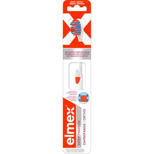 elmex Expert Precision - Cepillo de dientes Ortho