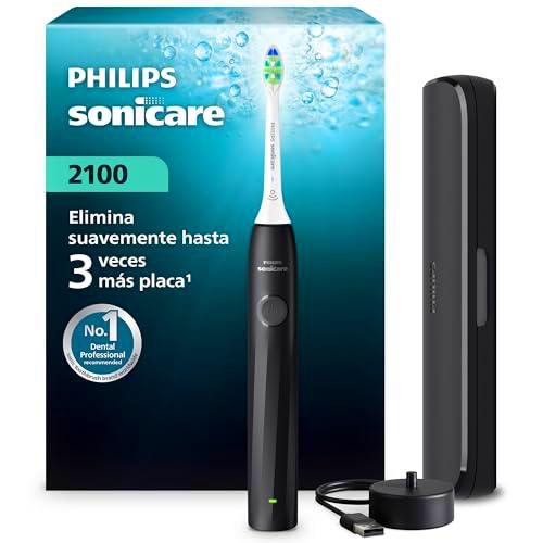 Cepillo eléctrico Philips Sonicare Serie 2000 - Cepillo dental sónico con 2 niveles de intensidad
