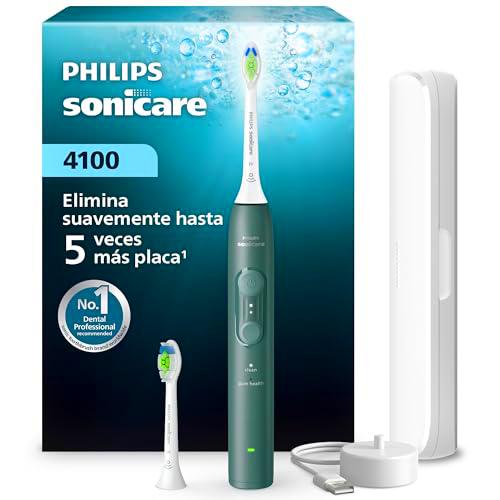 Cepillo Philips Sonicare Serie 4000 - Cepillo dental sónico con sensor de presión