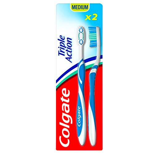 Colgate triple action - Cepillo de dientes manual, dureza media