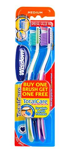 Wisdom Total Care - Cepillo de dientes mediano (2 unidades)