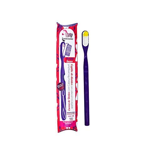 Lamazuna Cepillo de dientes reutilizable de bioplástico de dureza media 50 ml