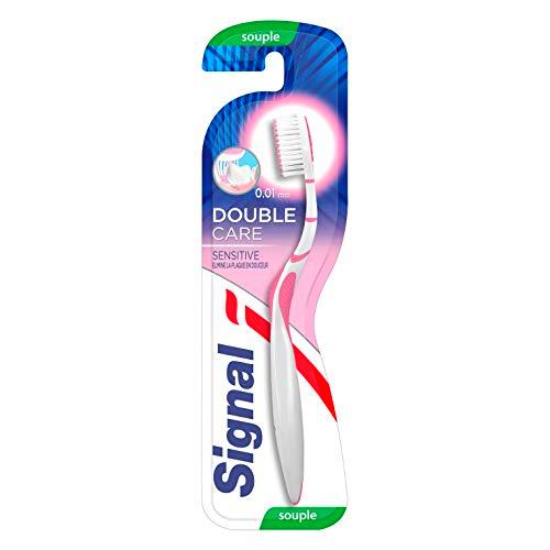 Cepillo de dientes modelo Double Care Sensitive, de la marca Signal