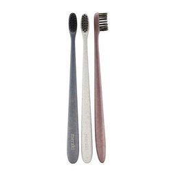 House Doctor - Juego de cepillos de dientes, color gris